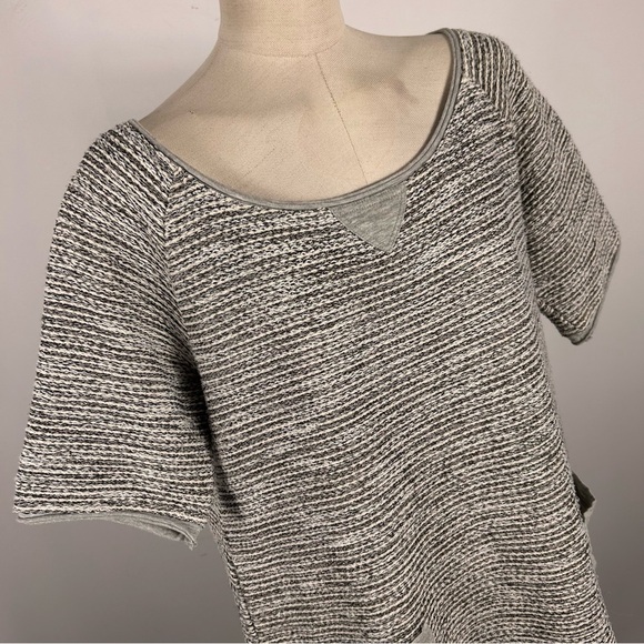 Meadow Rue Black and White Striped Tunic Size S - Picture 3 of 10